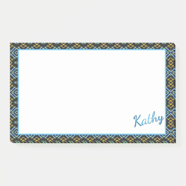 An Over sized Post It Note For Kathy or You (Front)