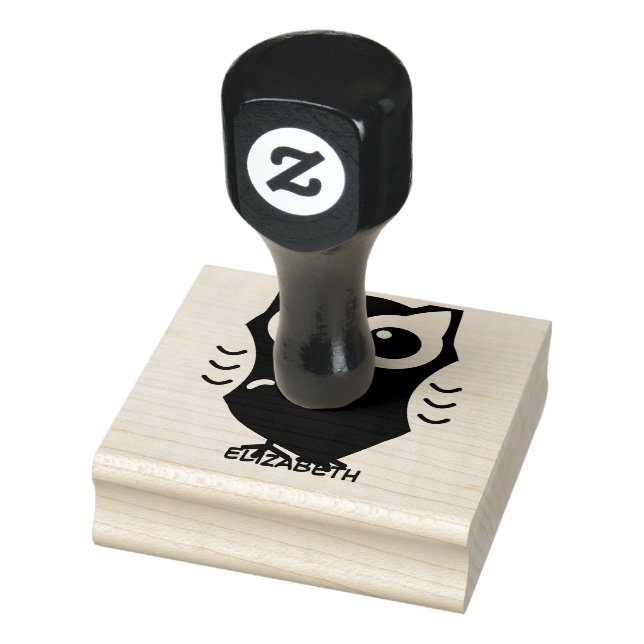 An Owly Love | Add Your Name Rubber Stamp (Stamp)