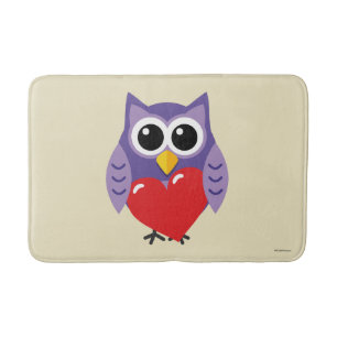 An Owly Love Bath Mat