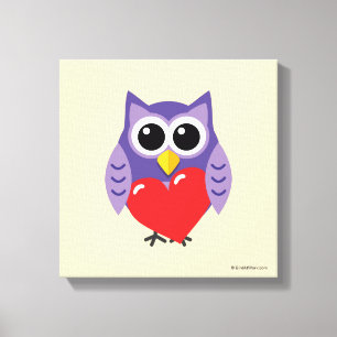 An Owly Love Canvas Print