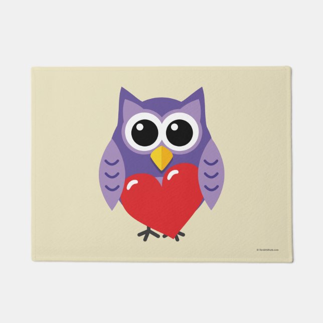 An Owly Love Doormat (Front)