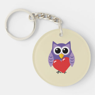 An Owly Love Keychain