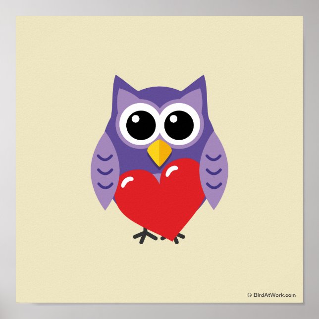 An Owly Love Poster (Front)