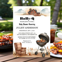 An Plaid Babyq Fun Food Steak Beef Bbq Baby Shower