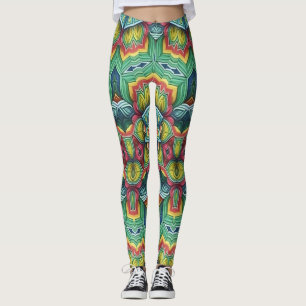 An unique multicolor classic "Ratti_Creative_Arts" Leggings