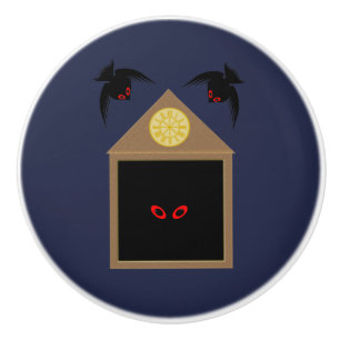 An Unkindness of Ravens Halloween Ceramic Knob