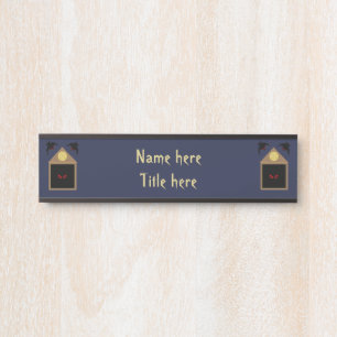 An Unkindness of Ravens Halloween Custom Door Sign