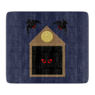 An Unkindness of Ravens Halloween Cutting Board