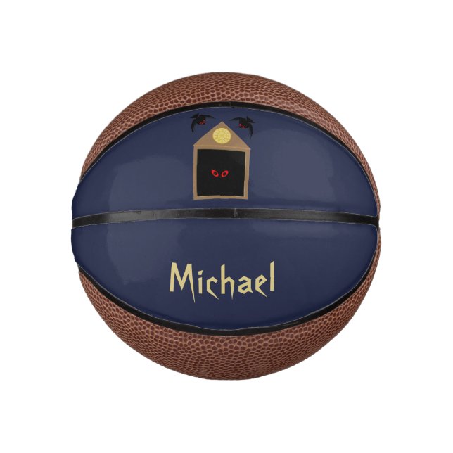 An Unkindness of Ravens Halloween Mini Basketball (Front)