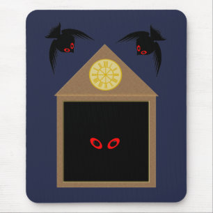 An Unkindness of Ravens Halloween Mouse Pad