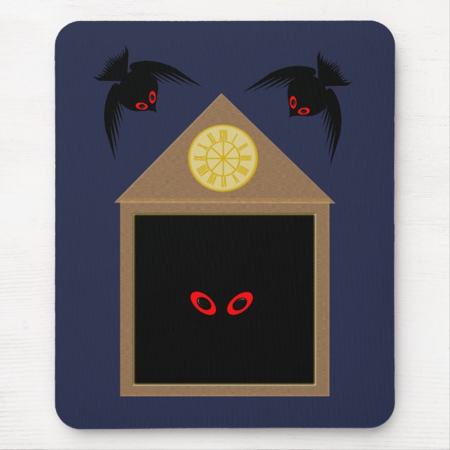 An Unkindness of Ravens Halloween Mouse Pad (Front)