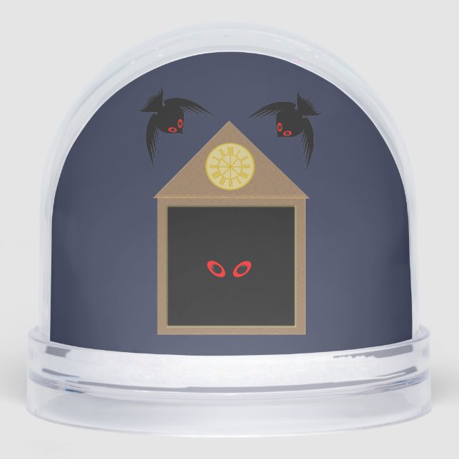 An Unkindness of Ravens Halloween Snowglobe (Front)