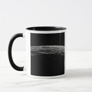 An unreal landscape of Saturn's moon Mug