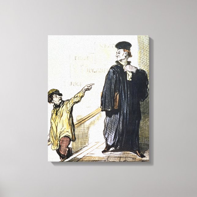 An Unsatisfied Client Canvas Print (Front)