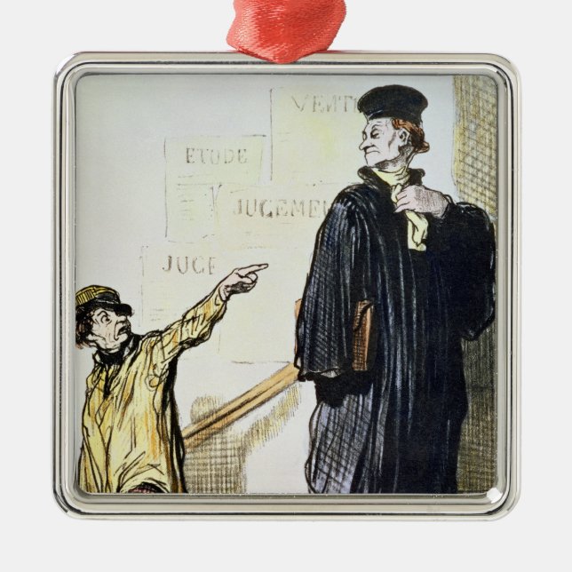 An Unsatisfied Client Metal Ornament (Front)