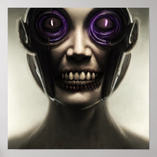 An Unsettling Smile 2 - A.I. Poster