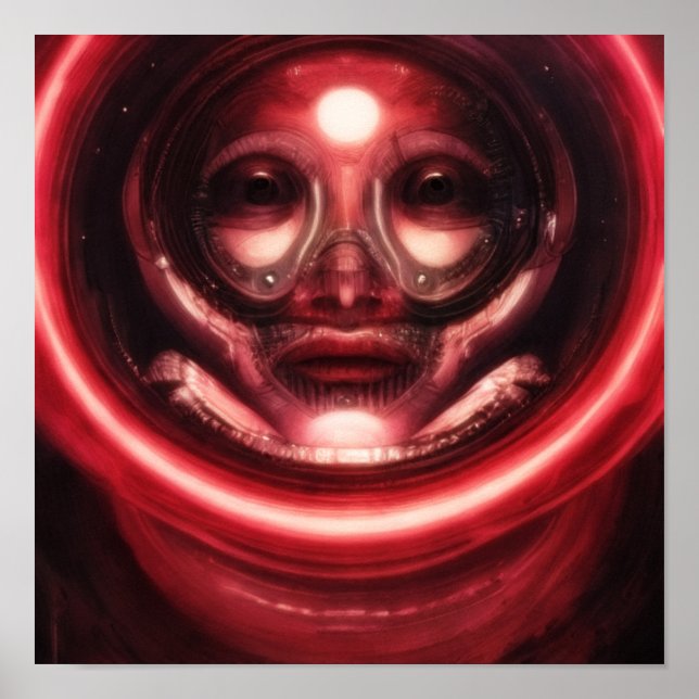 An Unsettling Smile 4b - A.I. Poster (Front)