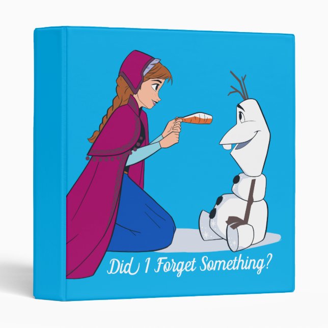 Ana Giving Olaf Carrot Nose Binder (Front/Spine)