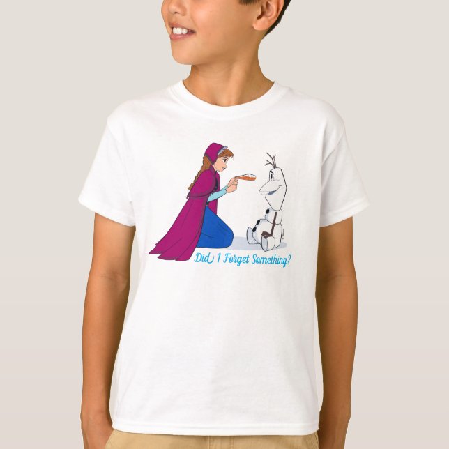Ana Giving Olaf Carrot Nose T-Shirt (Front)
