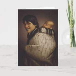 'Ana Rupene and Child' - G. Carte postale Lindauer