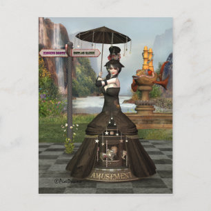 Anabella's Amusement Postcard