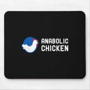 Anabolic Chicken Steroid Gym Fitness Bodybuilding  Mouse Pad