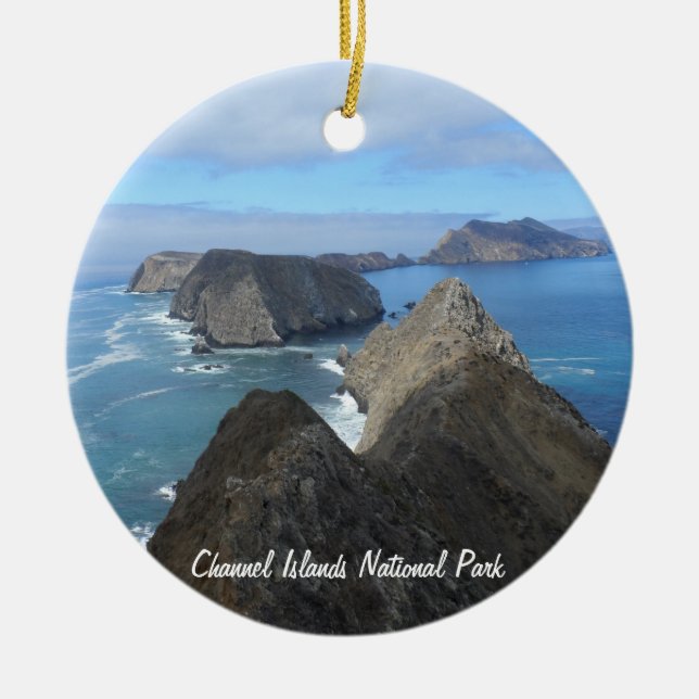 Anacapa Island- Channel Islands National Park Ceramic Ornament (Front)