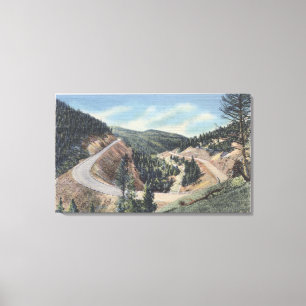 Anaconda, Montana - Horseshoe Curve Canvas Print