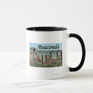 Anaconda, Montana - Large Letter Scenes Mug