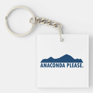 Anaconda Montana Please Keychain