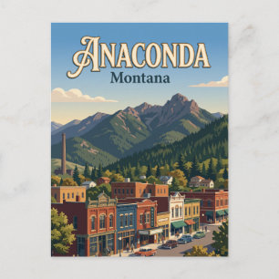 Anaconda, Montana Postcard