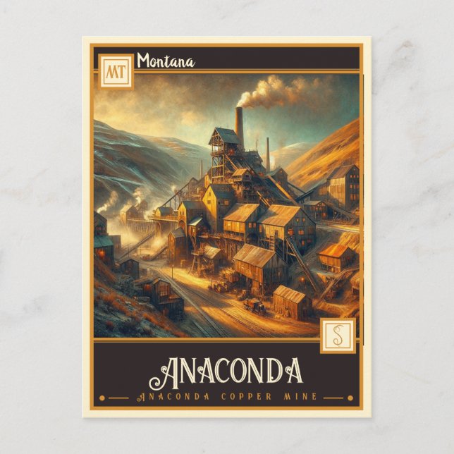 Anaconda, Montana | Vintage Postcard (Front)