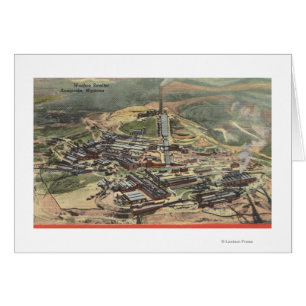 Anaconda, Montana - Washoe Smelter View from
