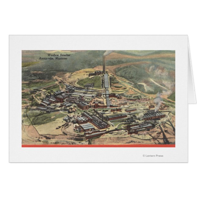 Anaconda, Montana - Washoe Smelter Vue depuis (Devant horizontal)