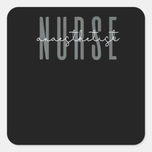 Anaesthetist Nurse Medical Nurses Stylish Square Sticker
