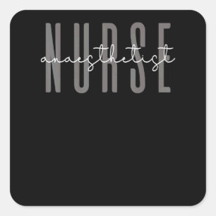 Anaesthetist Nurse Medical Nurses Stylish Square Sticker
