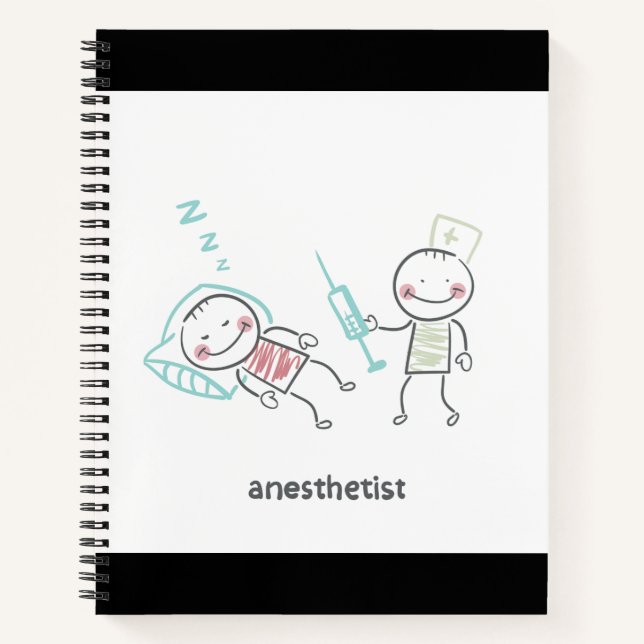 Anaesthetist Spiral Notebook (Front)