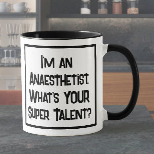 Anaesthetist Super Talent. Two Tone Coffee Mug