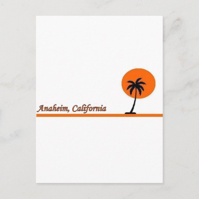 Anaheim, California Postcard (Front)