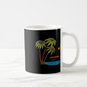 Anaheim, California Surfing Vintage Retro Beach Hi Coffee Mug