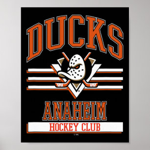Anaheim Ducks Hockey Club Black Officially License Poster