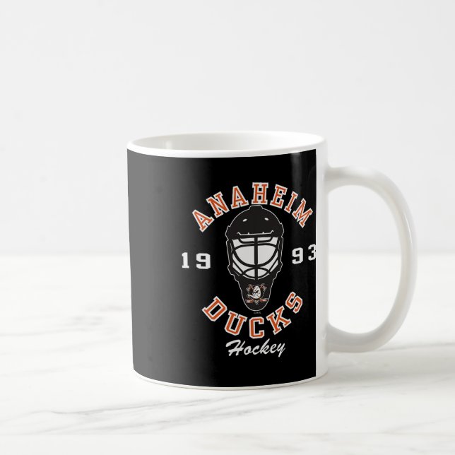 Anaheim Ducks Hockey Mask Black Officially License Coffee Mug (Right)