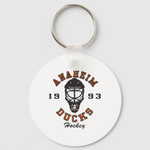 Anaheim Ducks Hockey Mask Gray Officially Licensed Keychain