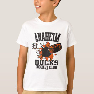 Anaheim Ducks Hockey Puck Burst Officially License T-Shirt