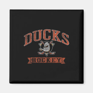 Anaheim Ducks Vintage Hockey Black Nhl Officially  Magnet