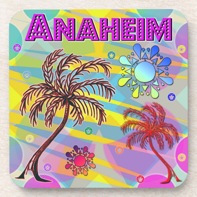 Anaheim Happy and Hope Coster Coaster (Front)