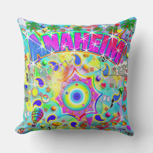Anaheim Mystic Dance Throw Pillow