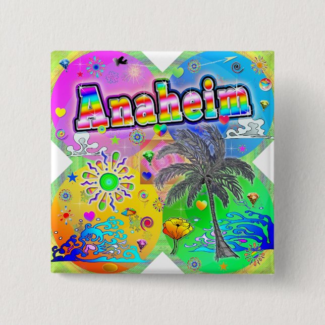 Anaheim Quadro Seasons Button (Front)