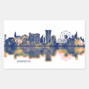 Anaheim Skyline Sticker