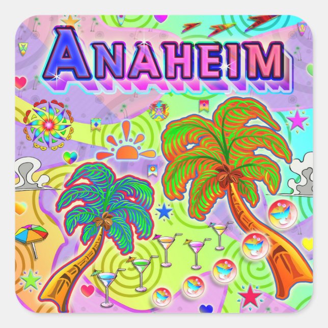 Anaheim Vacation Target Sticker (Front)